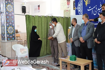 دیدار مسئولین علوم پزشکی گراش با پاسداران